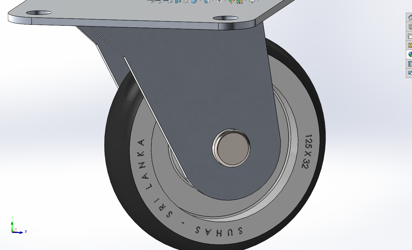 A0004925-125X32 转向轮 _ Suhas 品牌